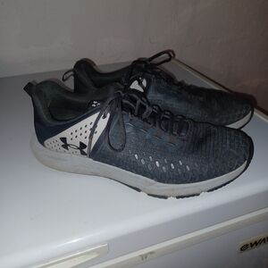 Under Armour Charcoal and Ivory Athletic Shoes